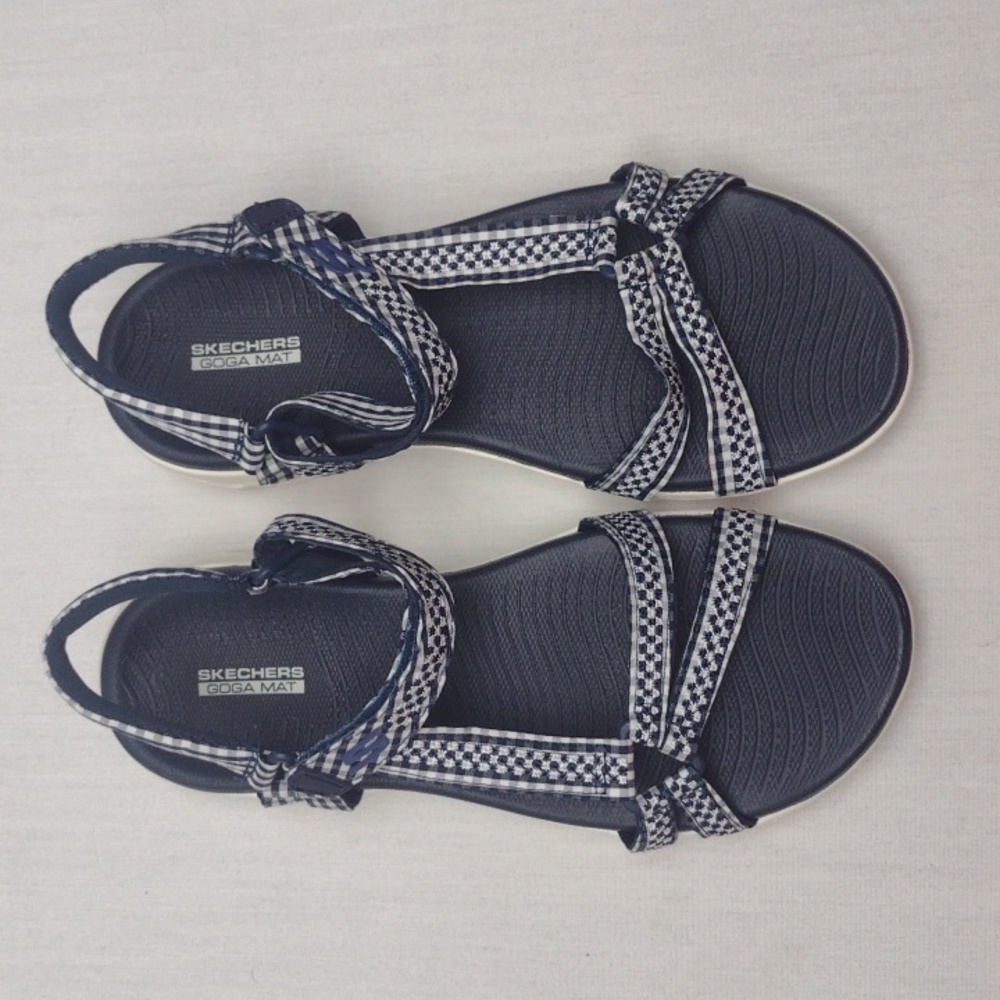 Skechers Women's OTG 600 Classic Navy Ankle Strap Sandal